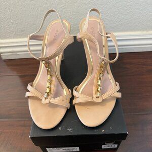 Eclipse Coral Pink Heels - Size 39